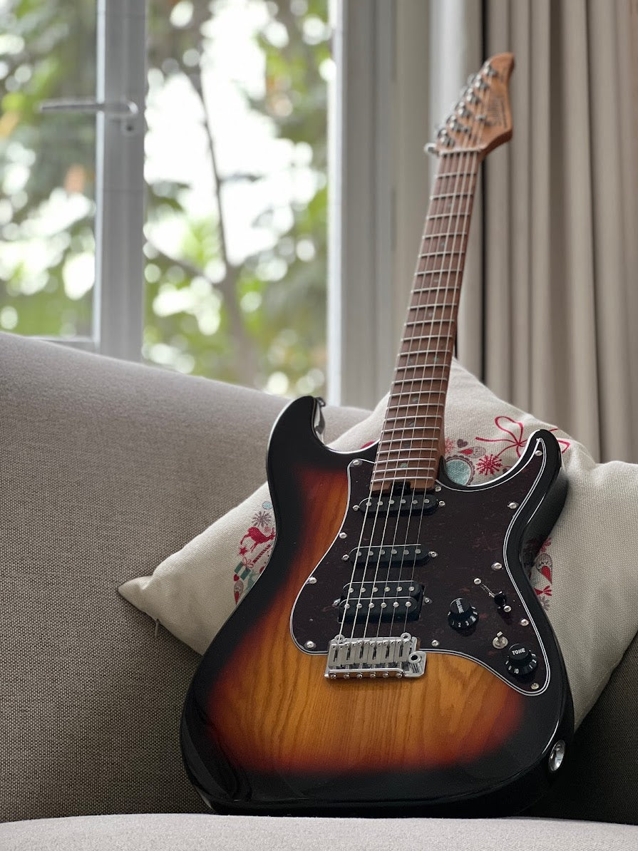 Soloking MS-1 Classic Ash FMN ใน 3 สีซ่าน พร้อมคอเมเปิ้ลย่าง Nafiri Special Run