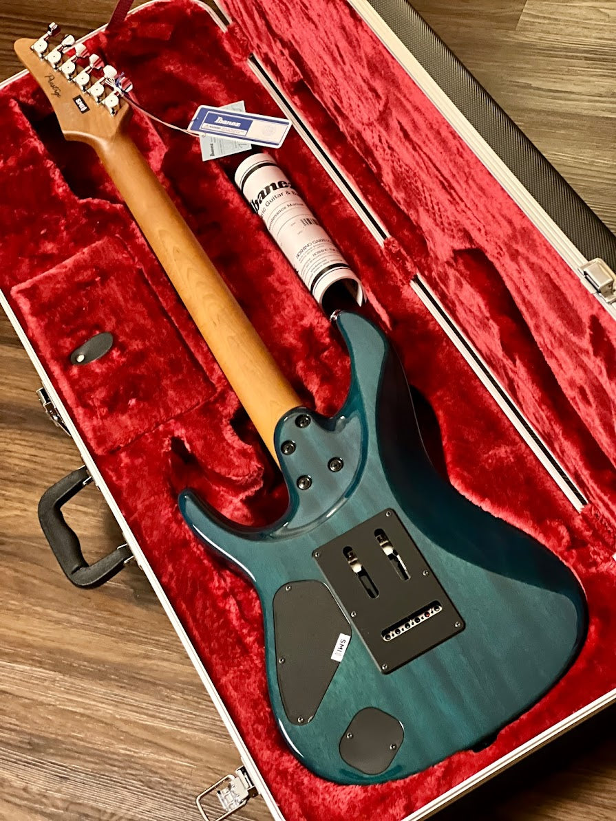 Ibanez Martin Miller Signature MM1 - Transparent Aqua Burst