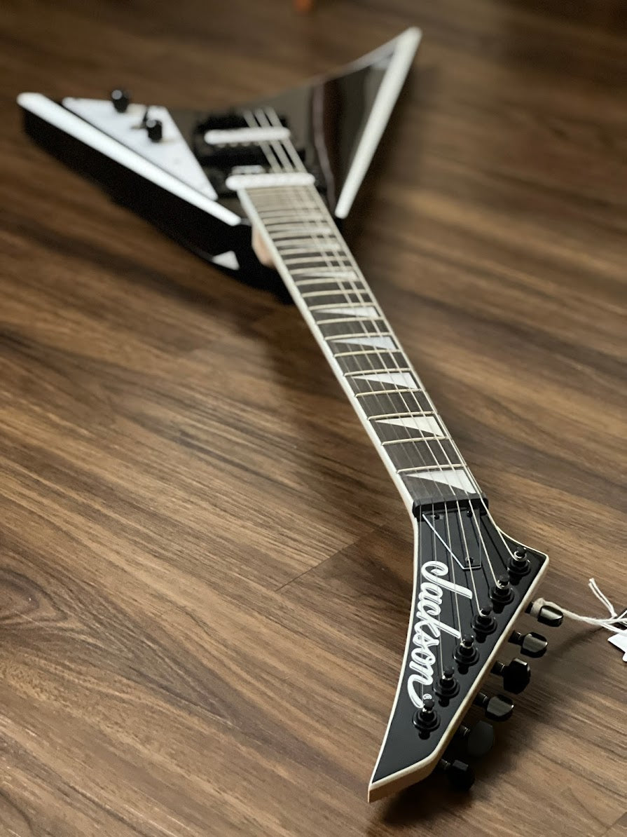 Jackson Rhoads JS32T - Black with White Bevels