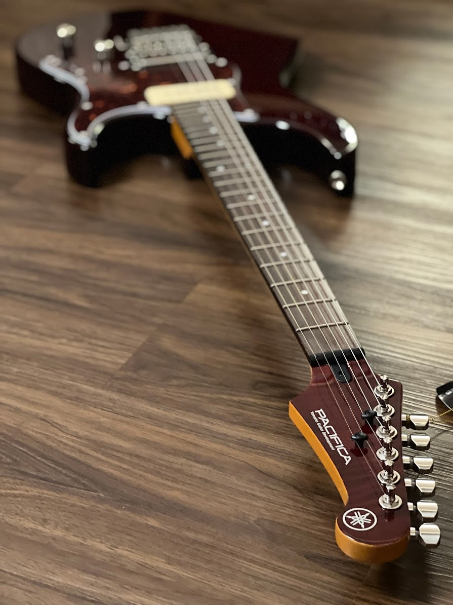 Yamaha PAC611VFM Pacifica in Root Beer