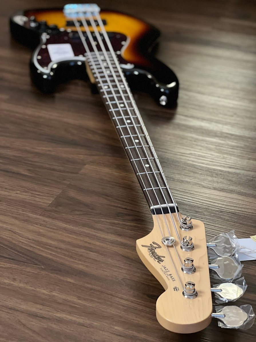 Fender Japan Traditional II 60s Jazz Bass with Rosewood FB in 3-Tone Sunburst