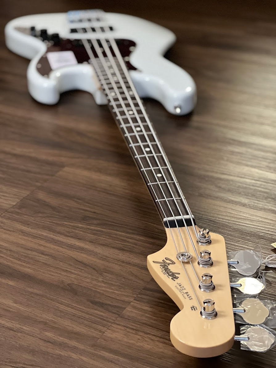 Fender Japan Traditional II 60s Jazz Bass with Rosewood FB in Olympic White