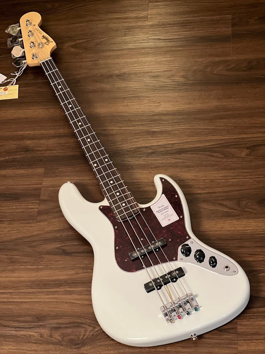 Fender Made in Japan Traditional 60s Jazz Bass Olympic White 2023 Fender Made in Japan Traditional 60s Jazz Bass Olympic White 2023