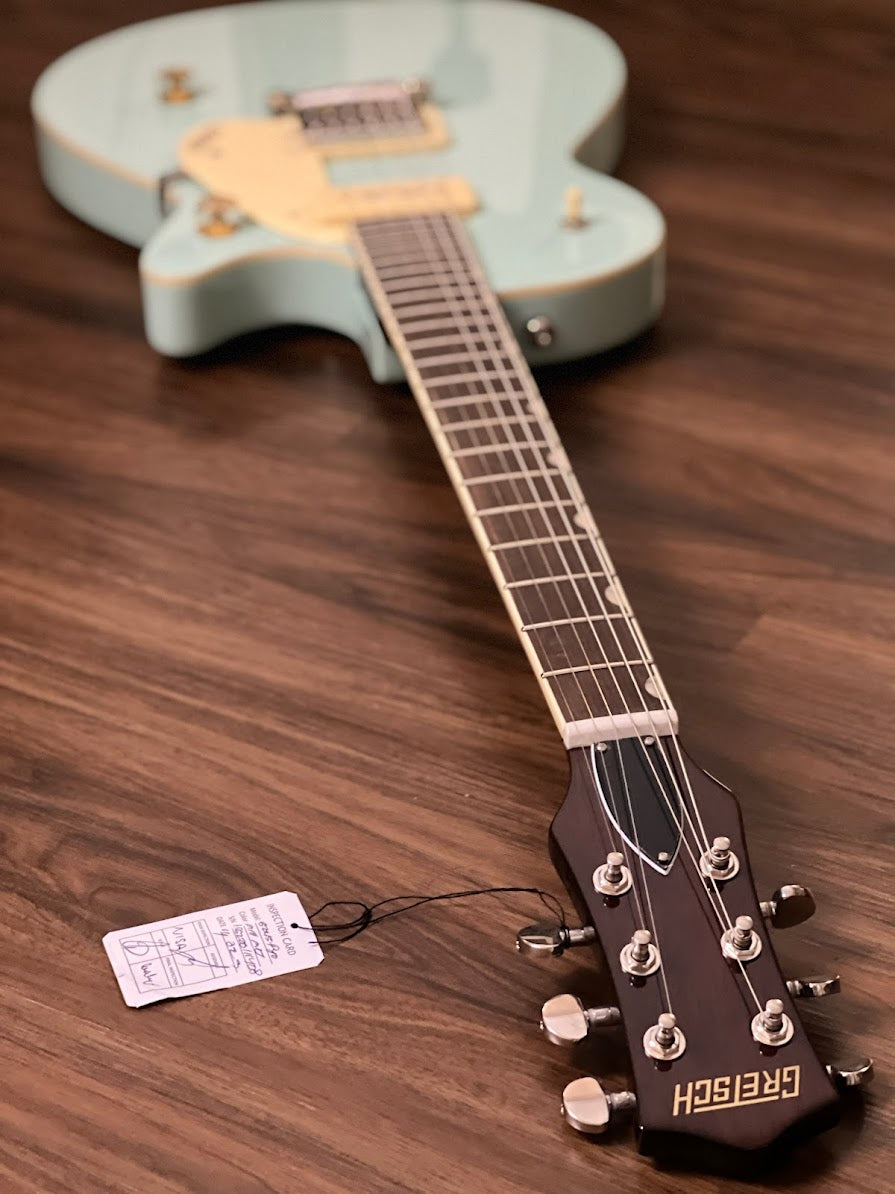 Gretsch G2215-P90 Streamliner Junior Jet Club with Laurel FB in Mint Metallic