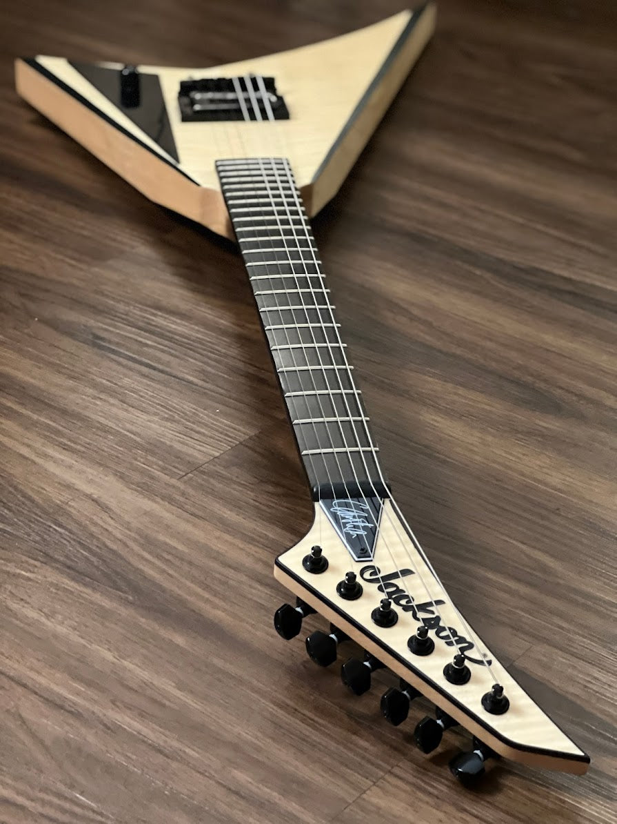 Jackson Pro Series Signature Christian Andreu Rhoads RRT in Natural with Black Bevels