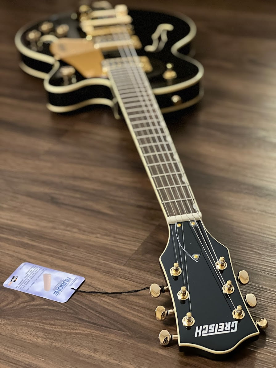 Gretsch G5655TG Electromatic Center Block Jr Single-Cut w/Bigsby with Laurel FB in Black Gold