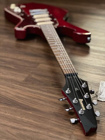 Ibanez FRM100 TR Paul Gilbert Fireman Signature in Transparent Red