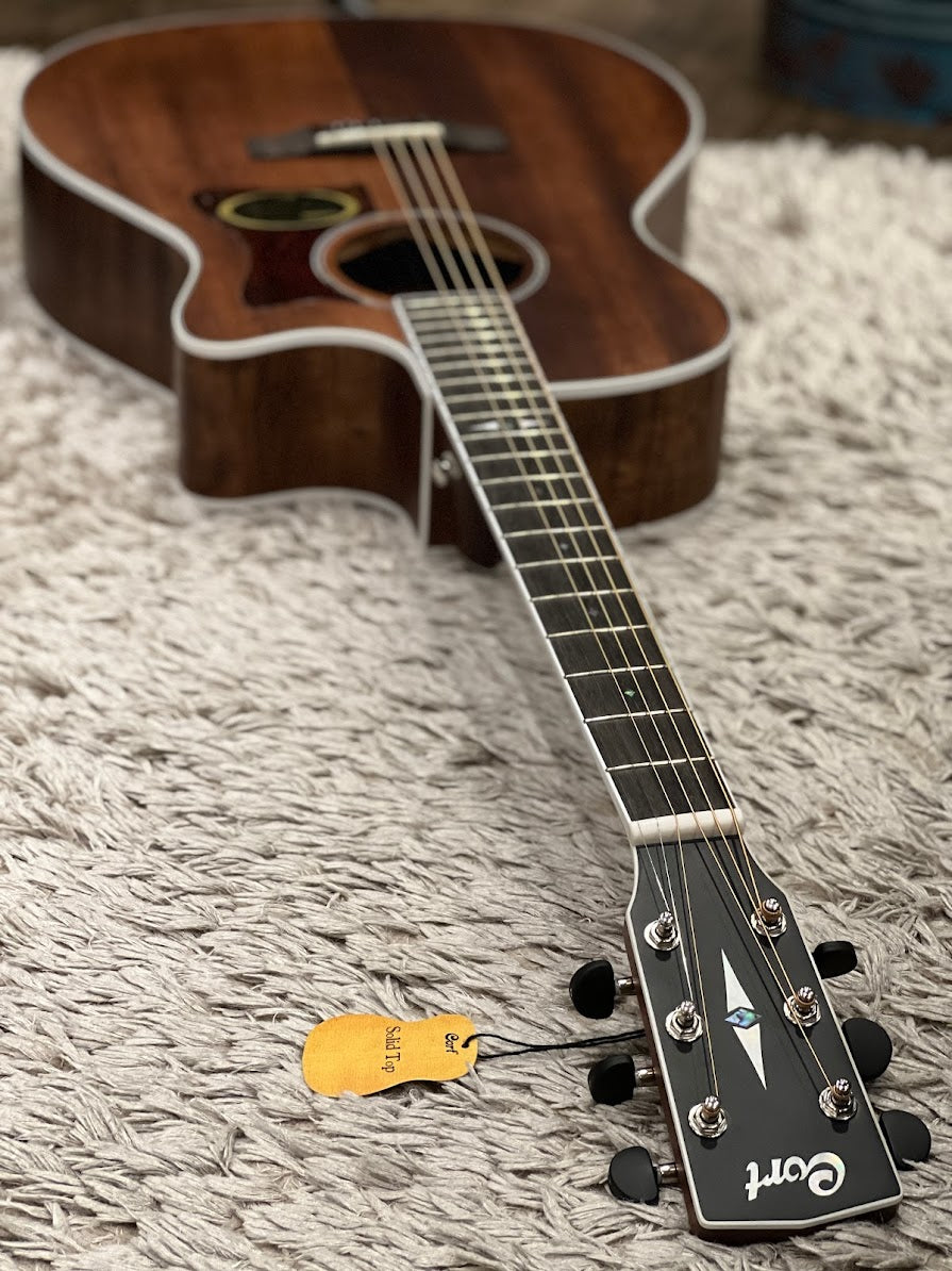 Cort GA5F FMH OP Flamed Mahogony Grand Auditorium Open Pore Natural