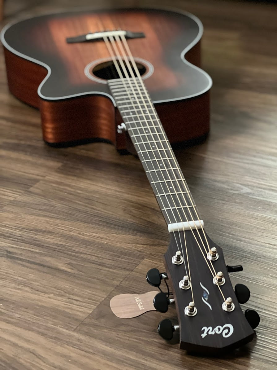 Cort Core-OC All Solid Blackwood with Deluxe Gigbag in Open Pore Light Burst