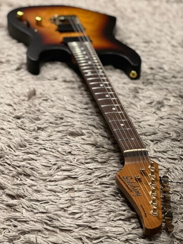 Soloking MS-1 Custom MOD 24 HH Ash Flat Top in Tri Fade Burst with Fishman Fluence