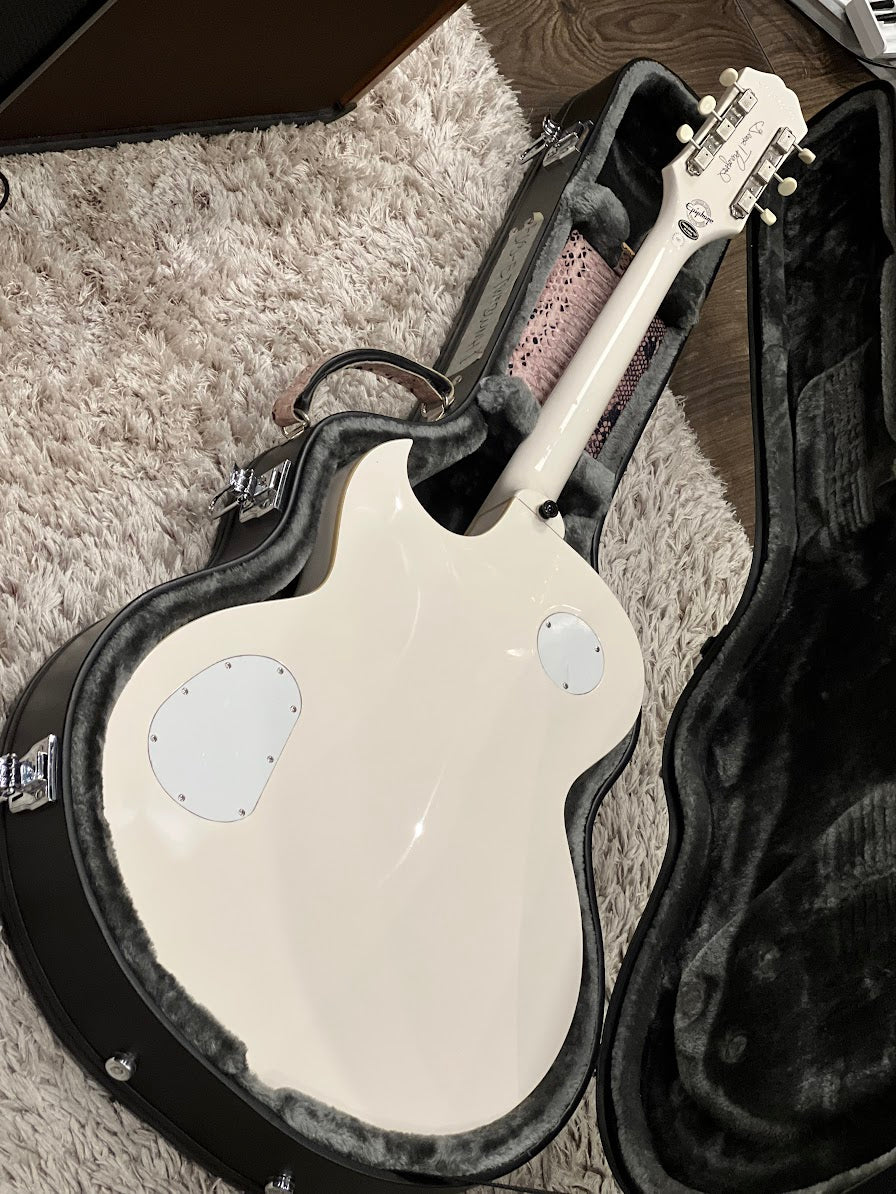 Epiphone Goerge Thorogood White Fang ES-125TDC with Case in Bone White