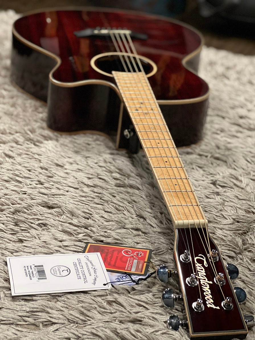 Tanglewood TW4E BLB Winterleaf Acoustic Electric in Blonde Berossa Red