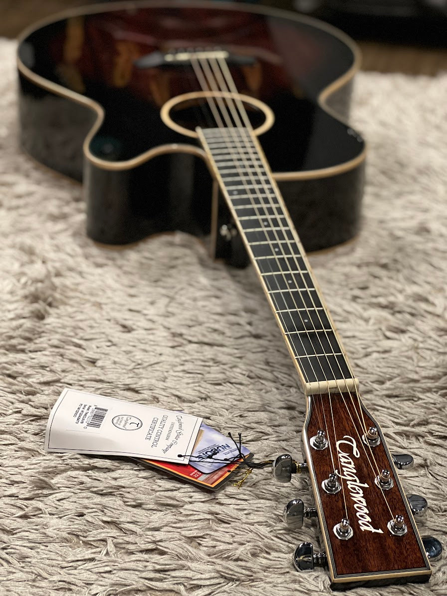 Tanglewood TW4 E SJ AVB Winterleaf Super Jumbo Cutaway in Autumn Vintage Burst Gloss