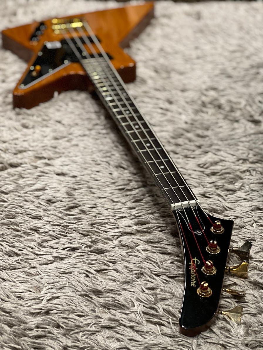 Epiphone Limited Edition Korina Explorer Bass Guitar