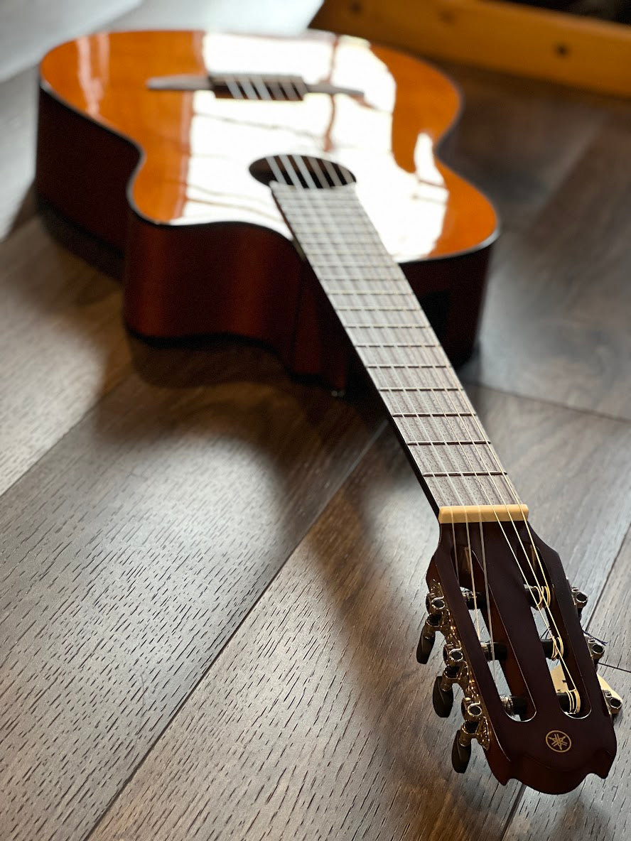 Yamaha NCX1 Acoustic Electric Nylon String in Yellow Natural