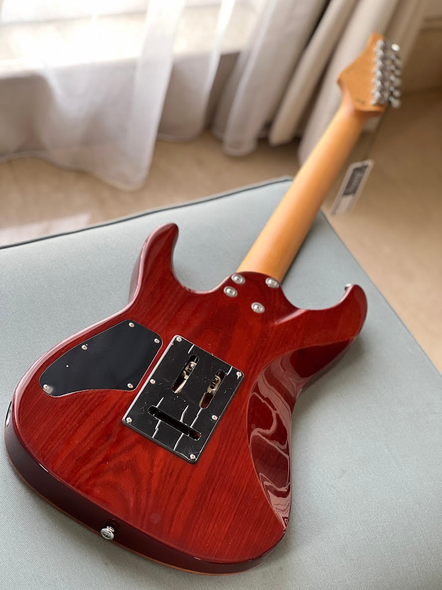 Soloking MS-1 Custom 22 HH Flat Top in Fire Wakesurf with Rosewood FB