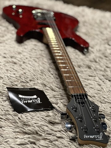 Framus Teambuilt Pro Series Diablo II Pro - Burgundy Red Transparent Satin