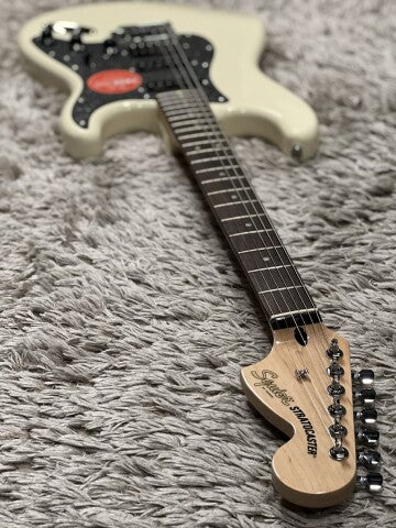 Squier FSR Affinity Series Stratocaster HSS พร้อม Laurel FB สี Olympic White