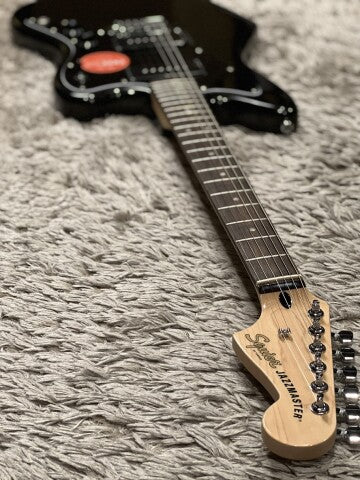 Squier FSR Affinity Series Jazzmaster with Laurel FB in Metallic Black