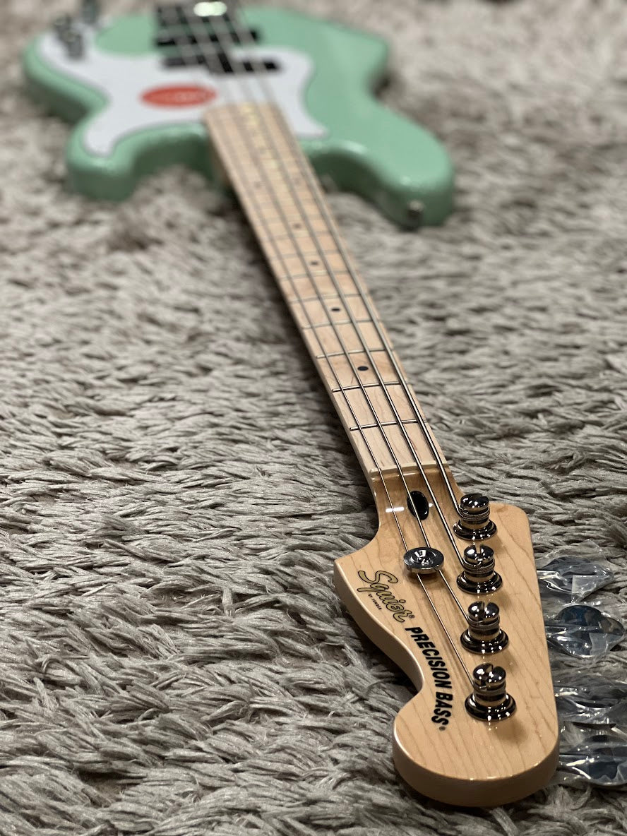 Squier FSR Affinity Precision PJ Bass with Maple FB in Surf Green