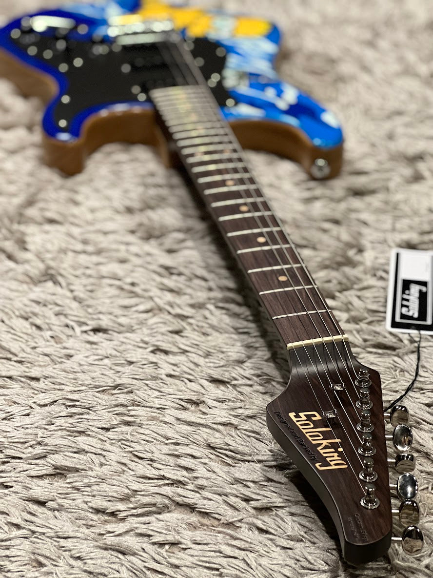 Soloking MS-1 Artisan Hand Painted Nevermind by The Simpsons Tribute #001