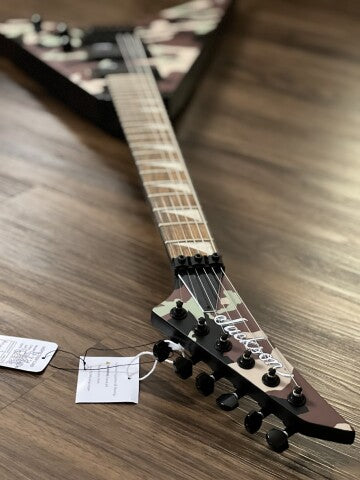Jackson X Series Rhoads RRX24 with Laurel FB in Woodland Camo