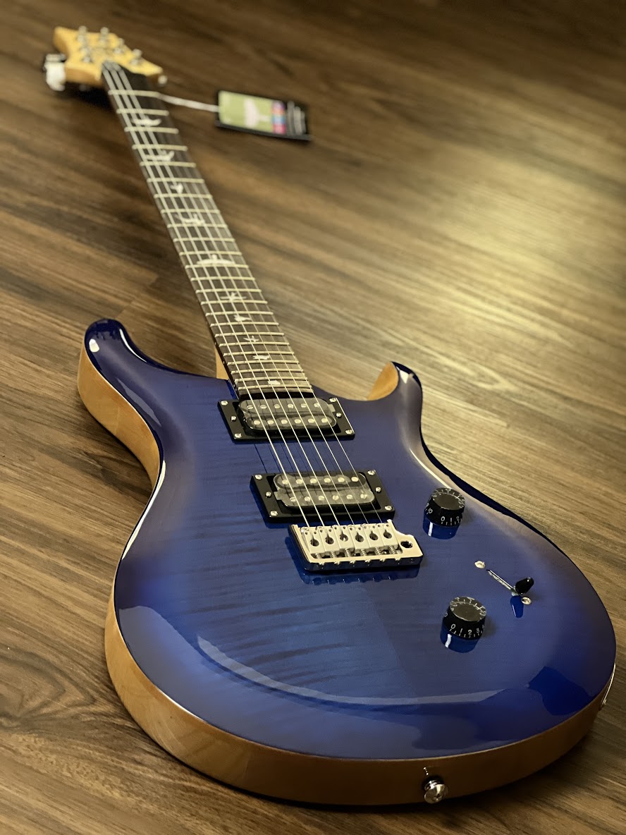 PRS SE Custom 24 in Faded Blue Burst