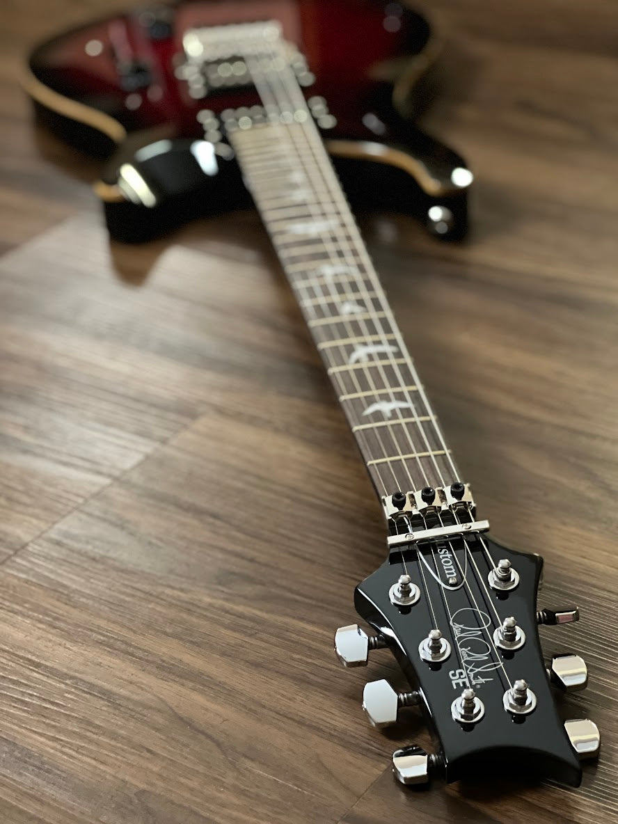 PRS SE Custom 24 Floyd Rose in Fire Red Burst