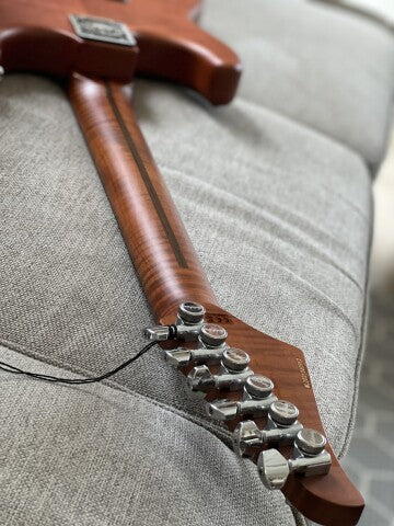 Soloking MS-1 FM Artisan SSS with Roasted Flame Neck in Caramel Nafiri Special Run