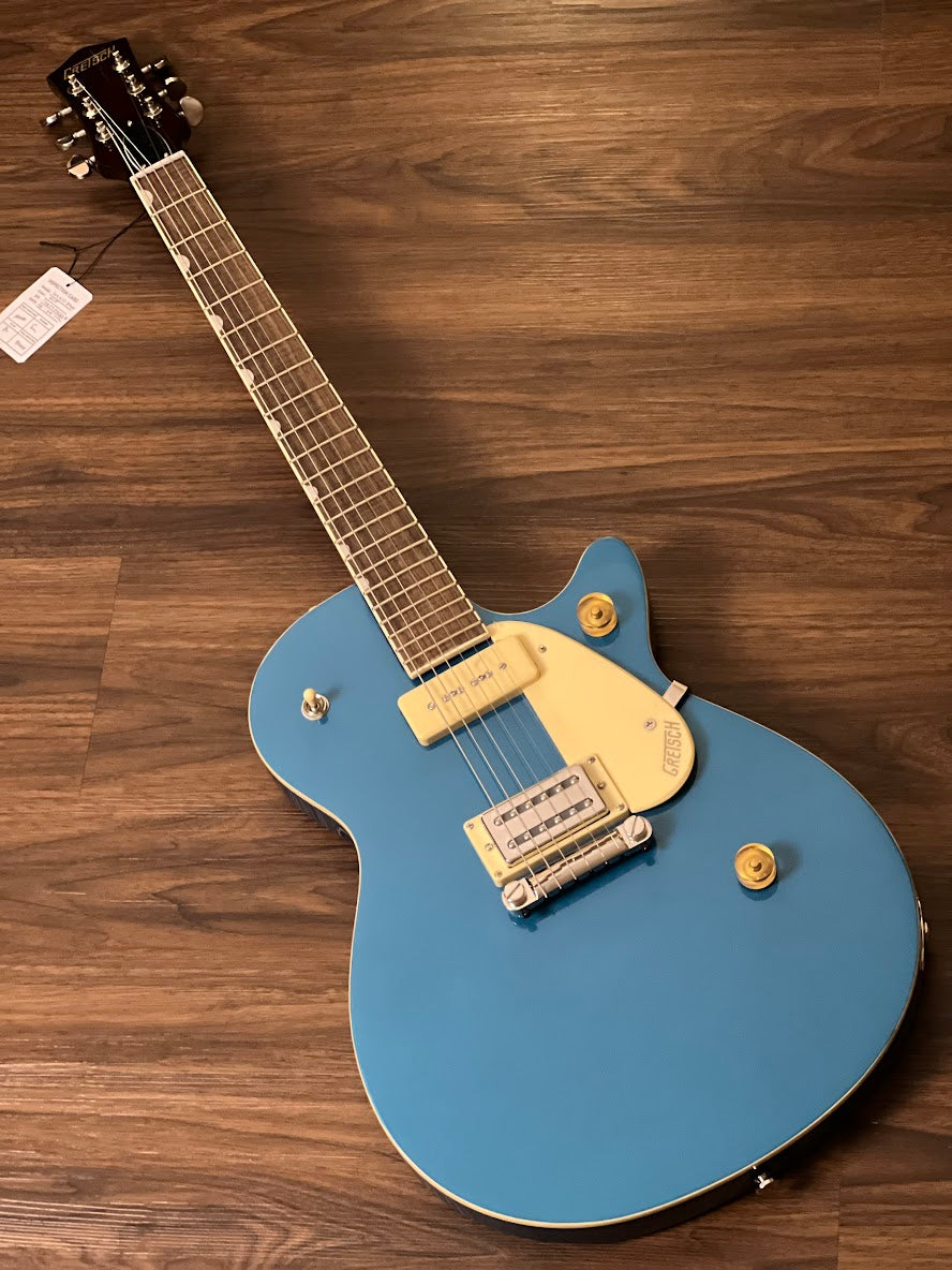 Gretsch G2215-P90 Streamliner Junior Jet Club with Laurel FB in Ocean  Turquoise