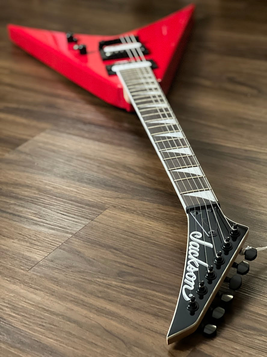 Jackson JS Series King V JS32T in Ferrari Red