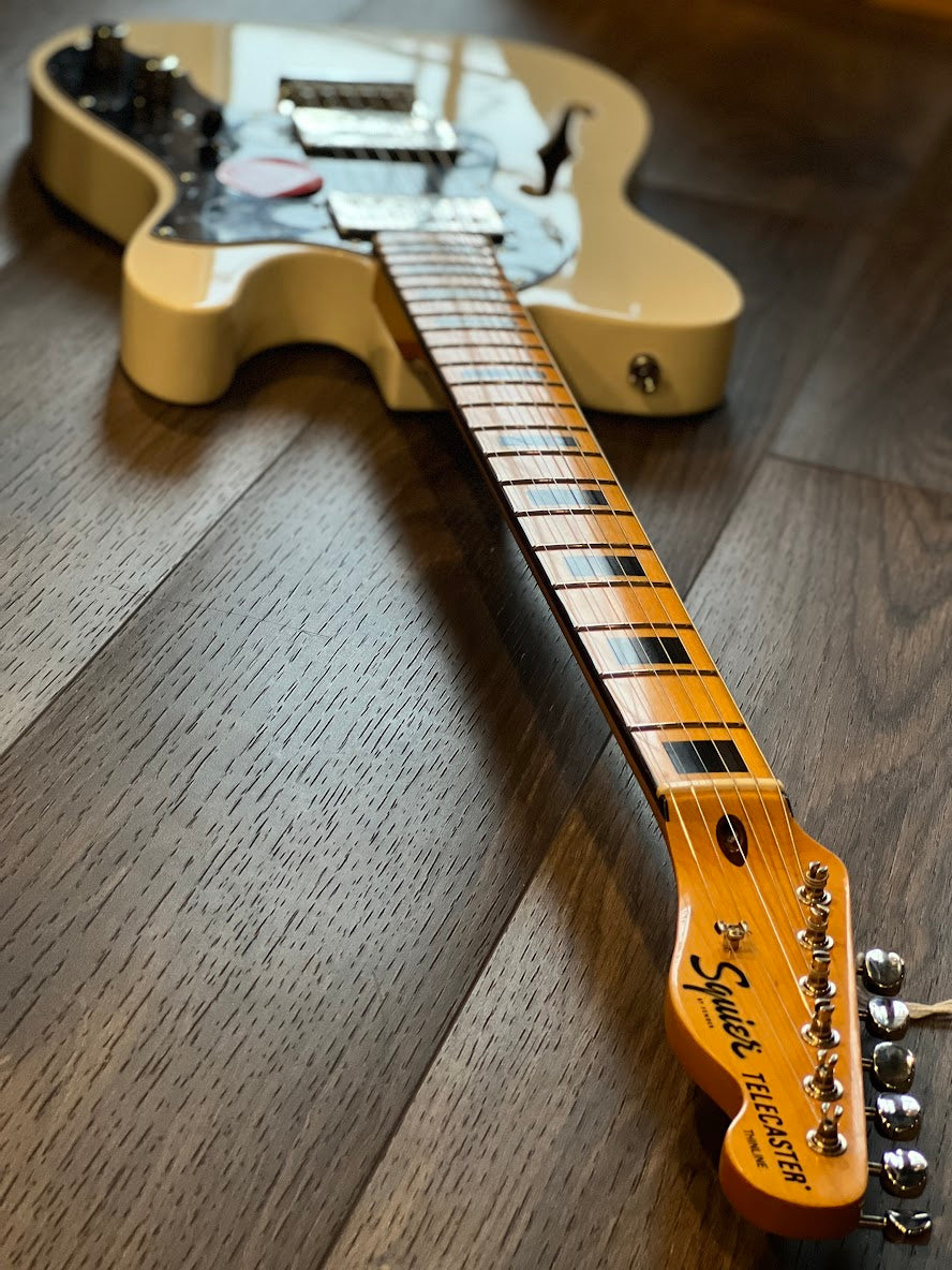 Squier FSR Classic Vibe 70s Telecaster Thinline in Olympic White