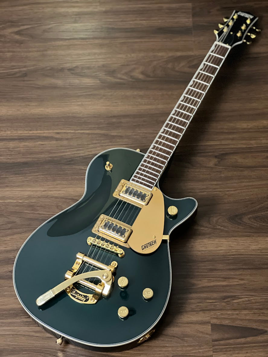 Gretsch FSR G5230TG Electromatic Jet FT Single-Cut พร้อมฮาร์ดแวร์ Bigsby และ Gold ใน Cadillac Green