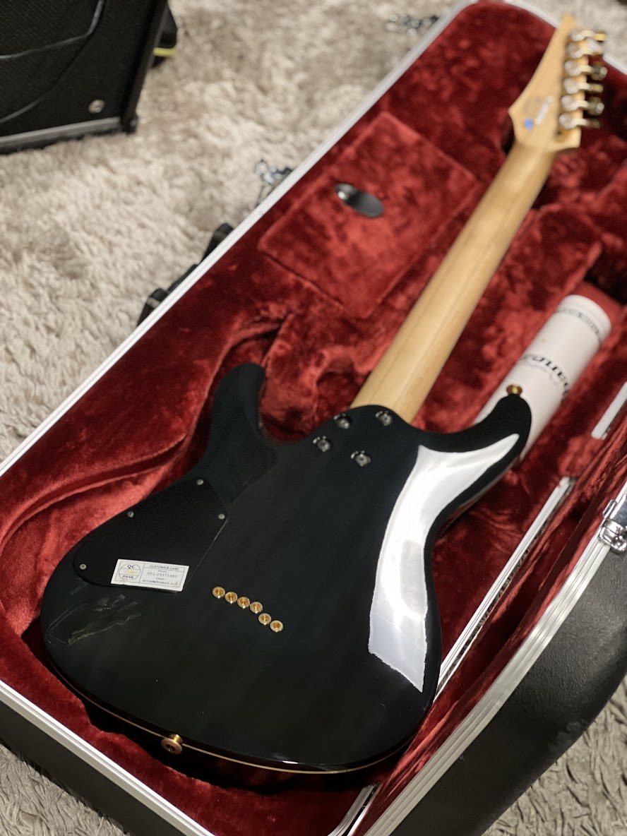 Ibanez S5521Q NGB Prestige in Nebula Green Burst