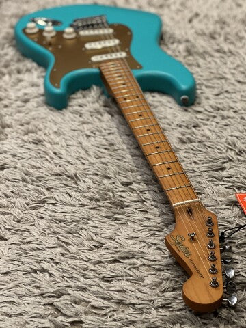 Squier 40th Anniversary Vintage Edition Stratocaster Maple FB Satin Seafoam Green