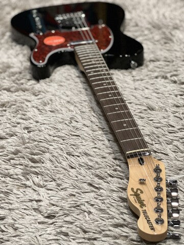 Squier FSR Affinity Series Telecaster W/ Tortoiseshell Pickguard Laurel FB Black