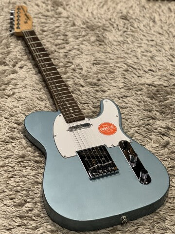 Squier affinity telecaster limited edition deals electric guitar ice blue metallic