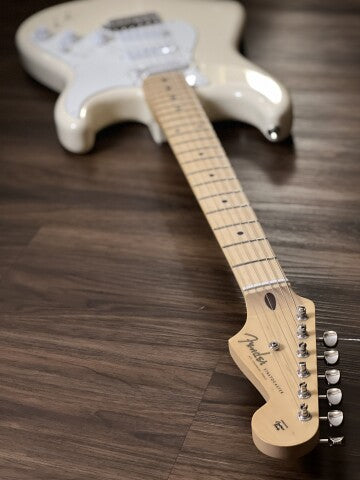 Fender Ed O'Brien EOB Sustainer Stratocaster With Maple FB In Olympic White