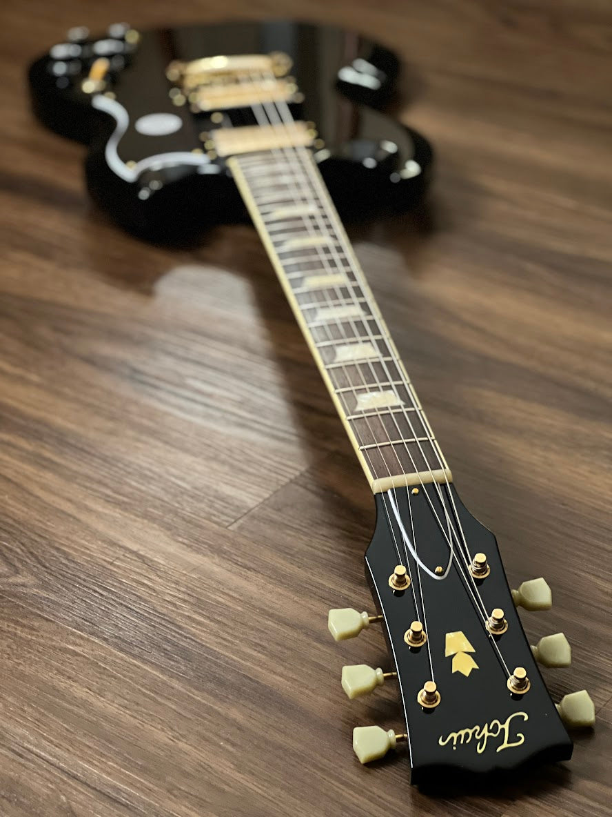 Tokai SG-215 GH BB Premium Series Japan in Black Beauty with Gold Hardware