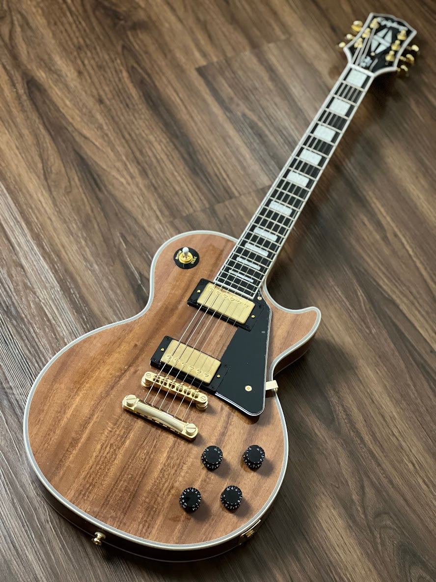 Epiphone Les Paul Custom Koa in Natural