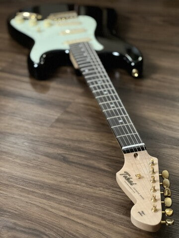 Tokai AST52-SATRIA BB/R with Gold Hardware In Black Beauty