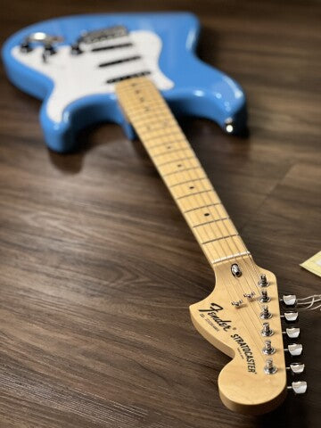 Fender Japan Limited International Color Stratocaster with Maple FB in Maui Blue
