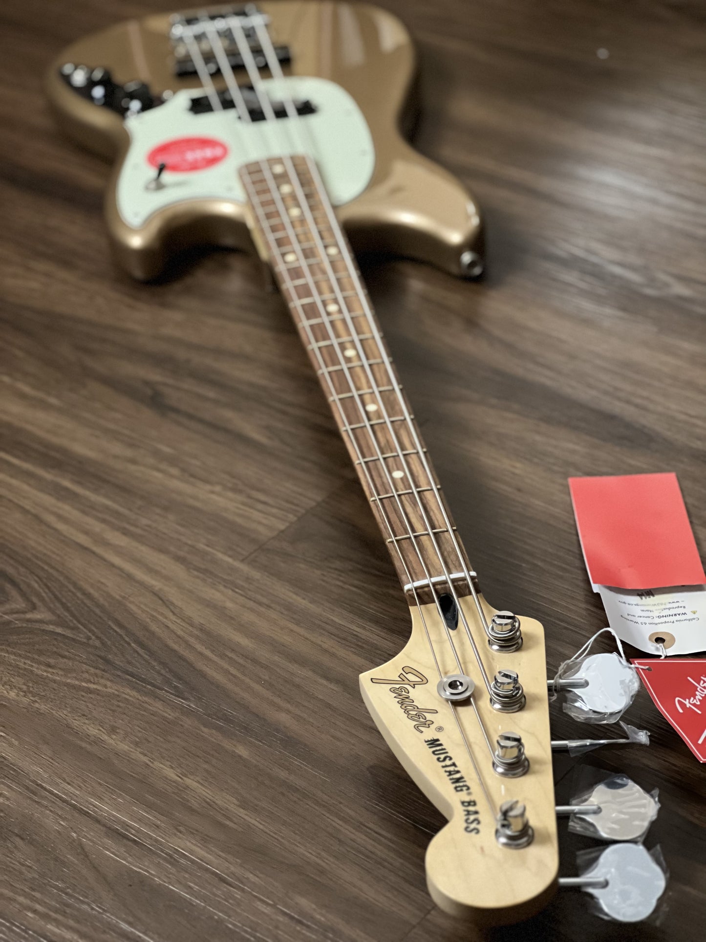 Fender Player Mustang Bass PJ - Firemist Gold