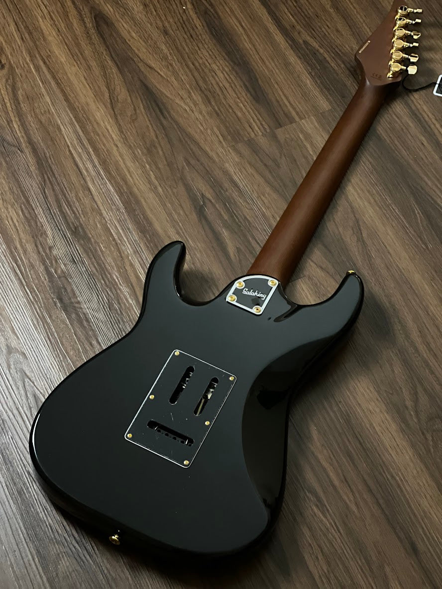 Soloking MS-1 Classic MKII in Black Beauty with Gold Hardware and Roasted Maple FB