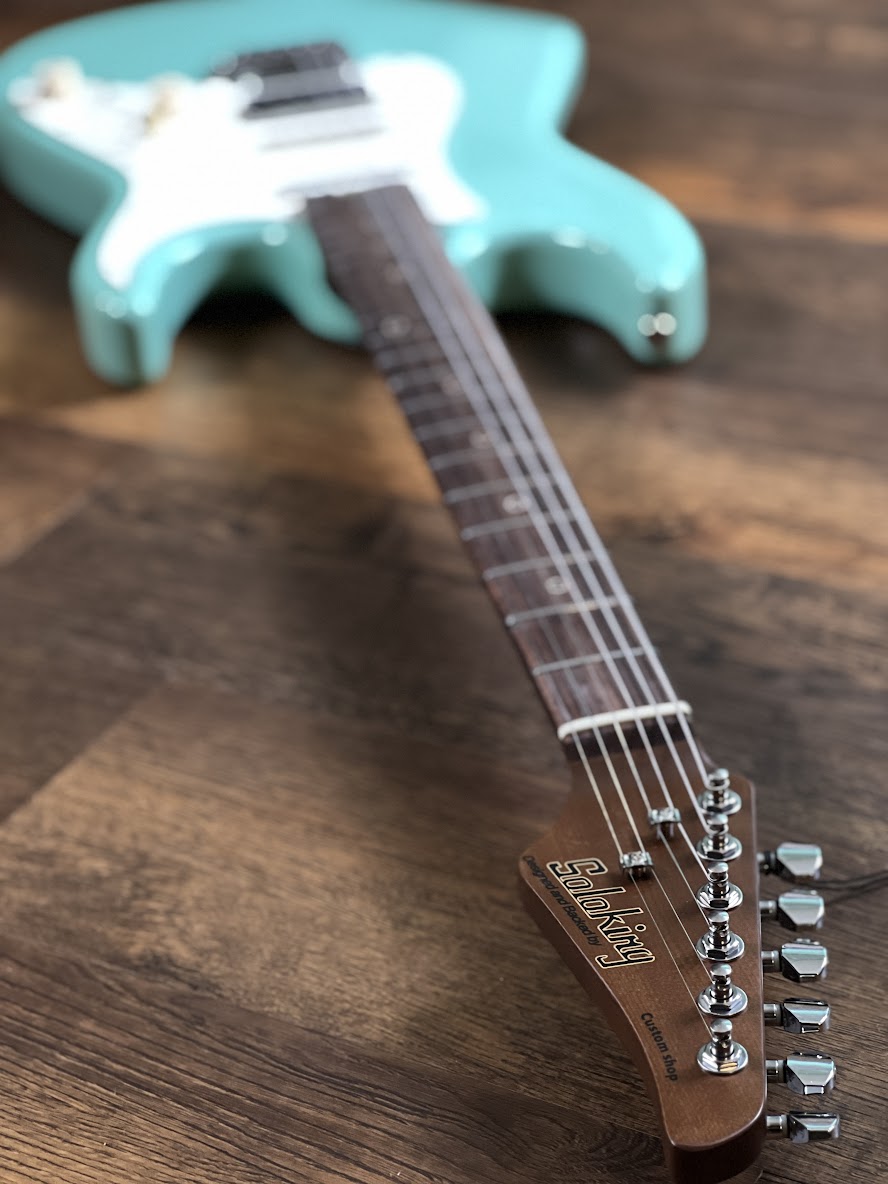 Soloking MS-11 Classic MKII with Rosewood FB in Seafoam Green
