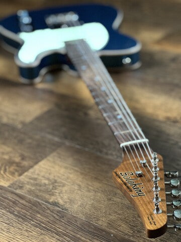 Soloking T-1B Vintage MKII with Roasted Maple Neck and Rosewood FB in Tidepool