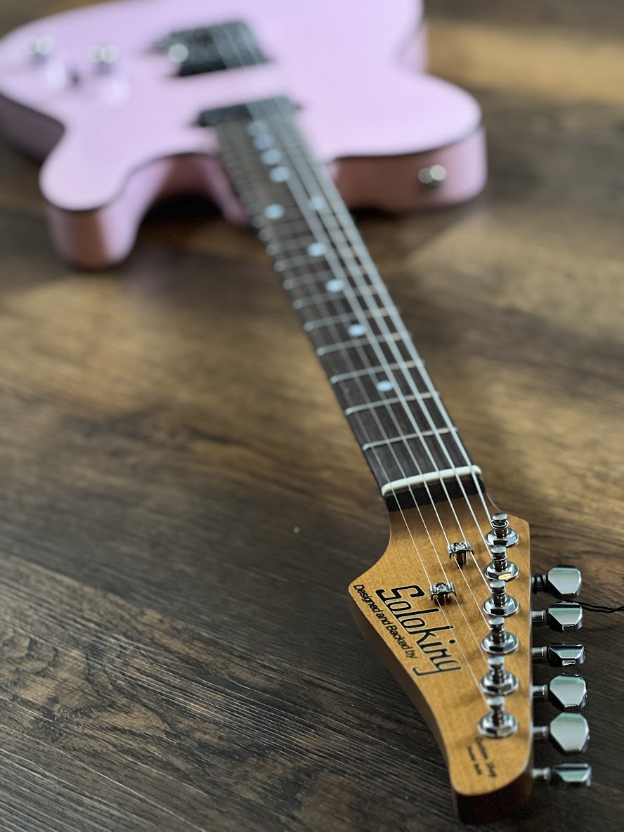 Soloking MT-1 Modern in Shell Pink with Roasted Neck and Rosewood FB