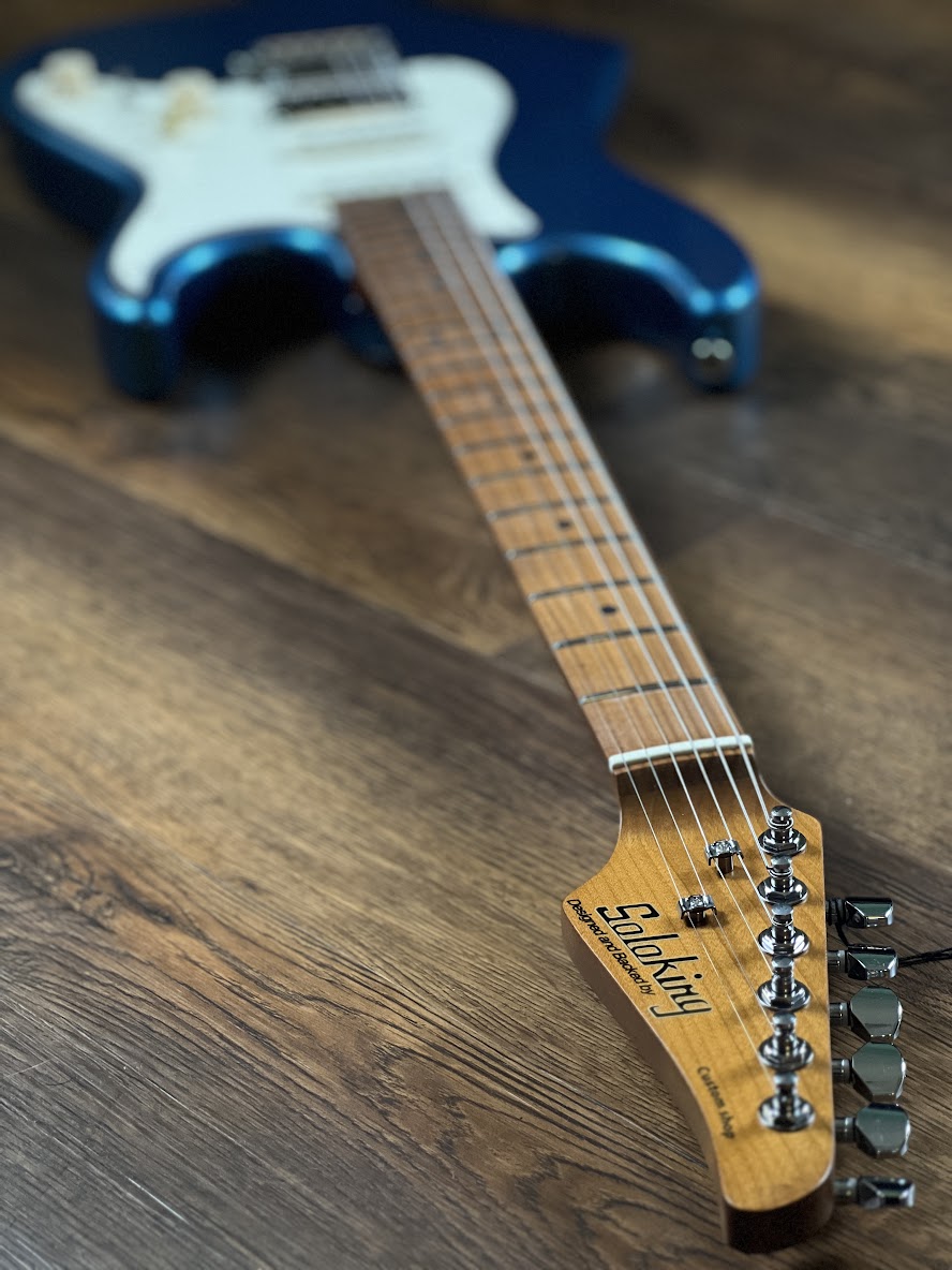 Soloking MS-11 Classic MKII with Roasted Maple FB in Tidepool