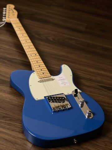 Fender Japan Hybrid II Telecaster with Maple FB in Forest Blue JD24025583