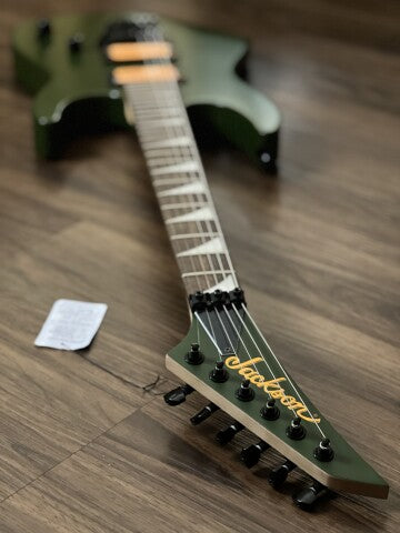 Jackson FSR X Series Dinky DK2XR HH with Laurel FB in Matte Army Drab